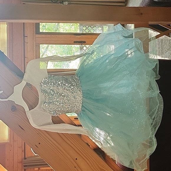Weissman Other - Weissman Sequin & Tulle "Elsa" Leotard Dance Dress